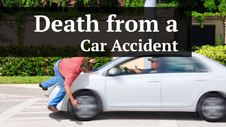 death from a car accident