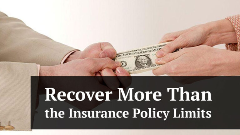recover more than the insurance policy limits