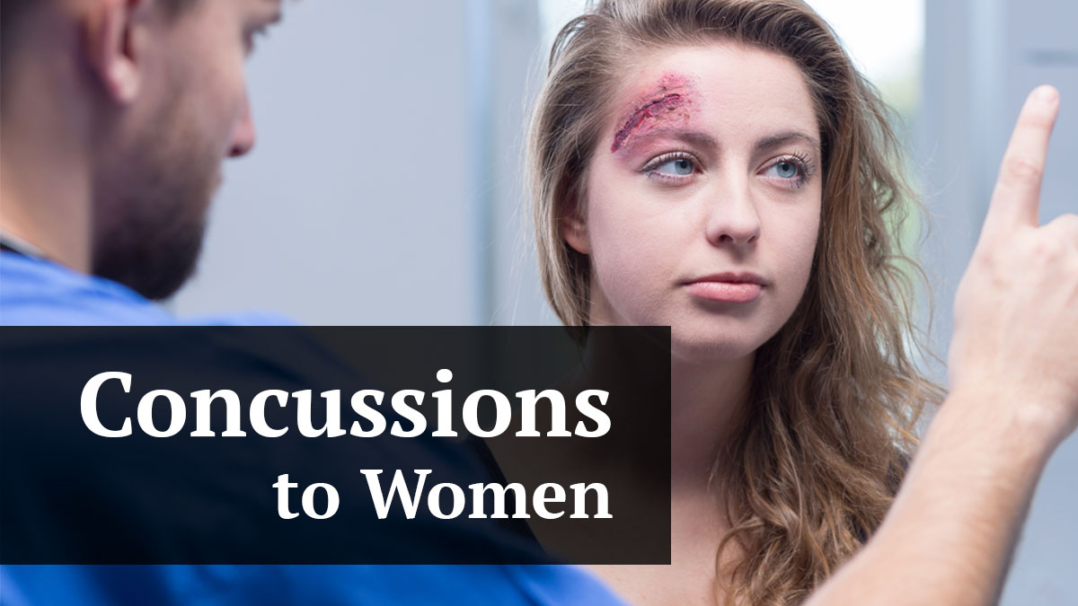 concussions to women