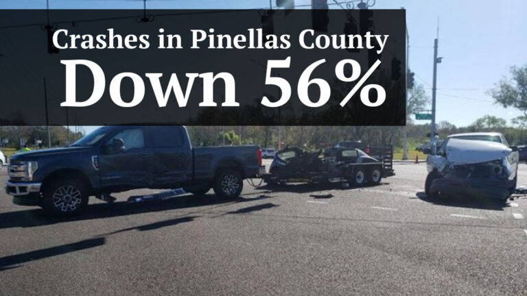 crashes in pinellas county down 56%