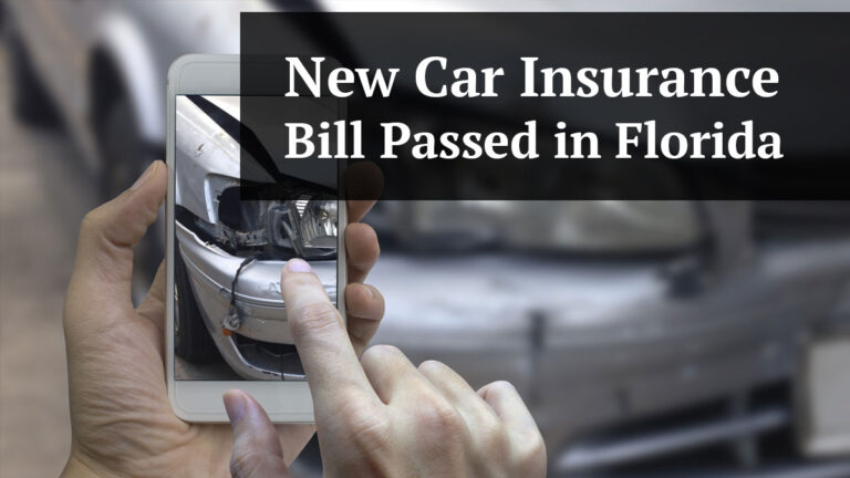 new car insurance bill passed in florida