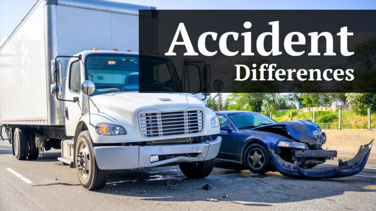 accident differences