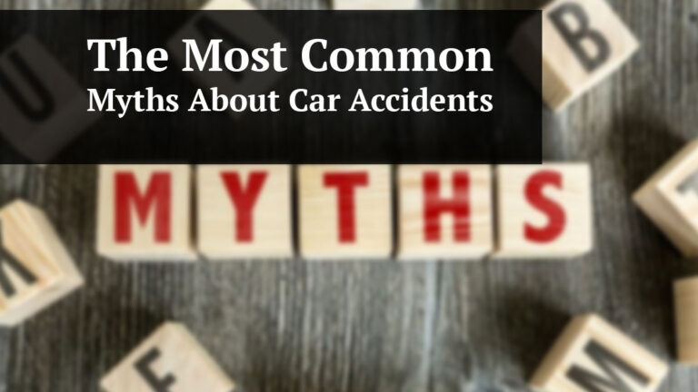 the most common myths about car accidents