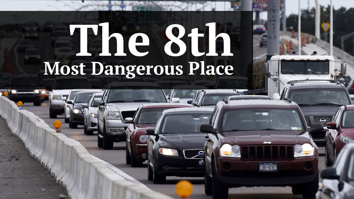 the 8th most dangerous place