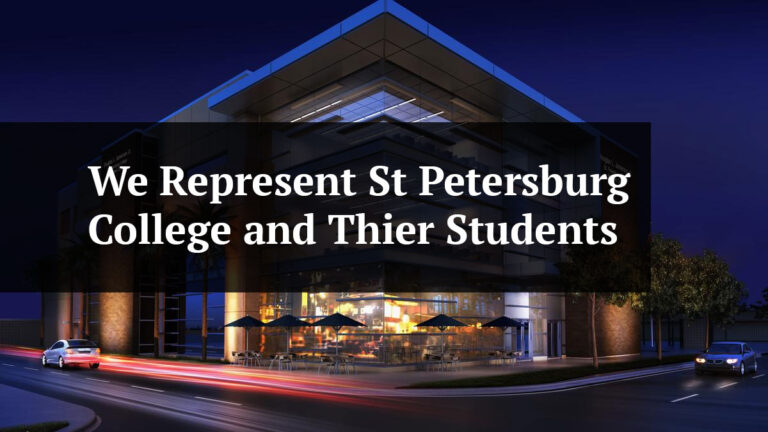 we represent st petersburg college and their students
