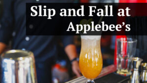 slip and fall at applebees