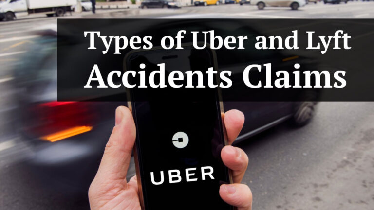 types of uber and lyft accidents claims