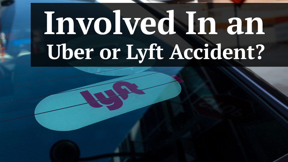 involved in an uber or lyft accident