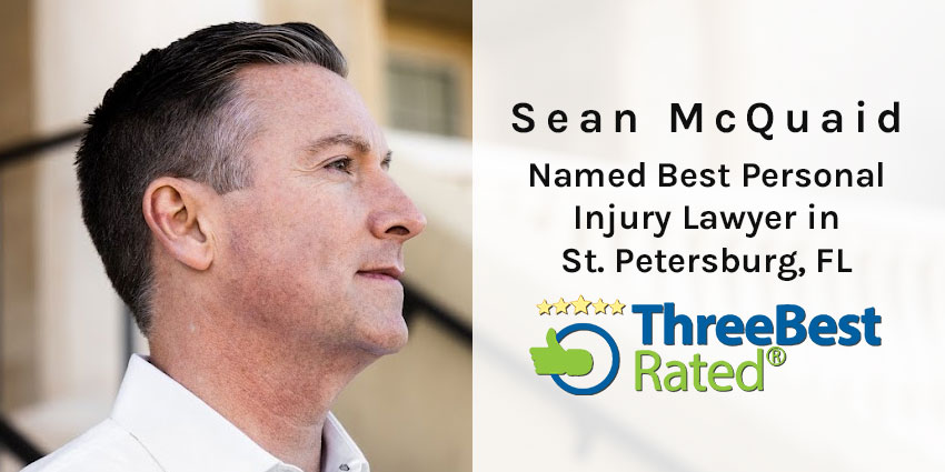 Sean K. McQuaid Named Best Personal Injury Lawyer in St Petersburg, FL