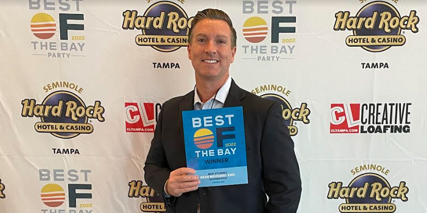 Sean McQuaid gana el premio al mejor abogado en el concurso Best of the Bay