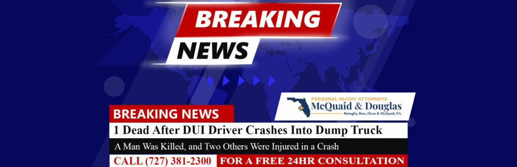 [09-21-23] 1 Dead After Accused DUI Driver Crashes Into Dump Truck Under I-4 Overpass