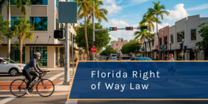 Florida Right of Way Law: What Drivers, Pedestrians & Cyclists Must Know