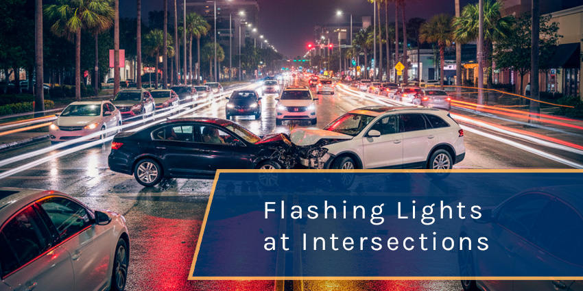 Florida Car Accidents: Flashing Lights at Intersections
