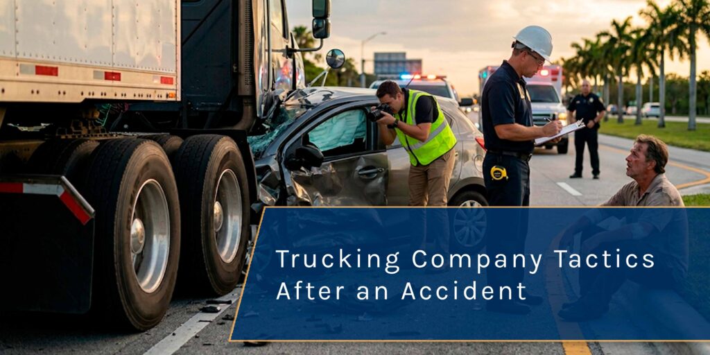Trucking Company Tactics After Florida Truck Accidents