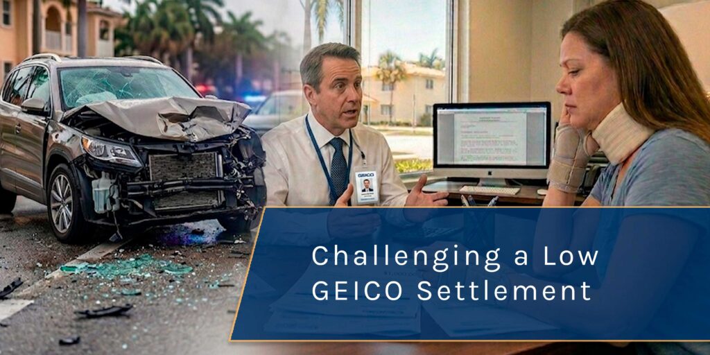 How to Challenge a Low GEICO Settlement in Florida in 2026