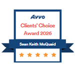 Sean K McQuaid Avvo Clients Choice Award 2026