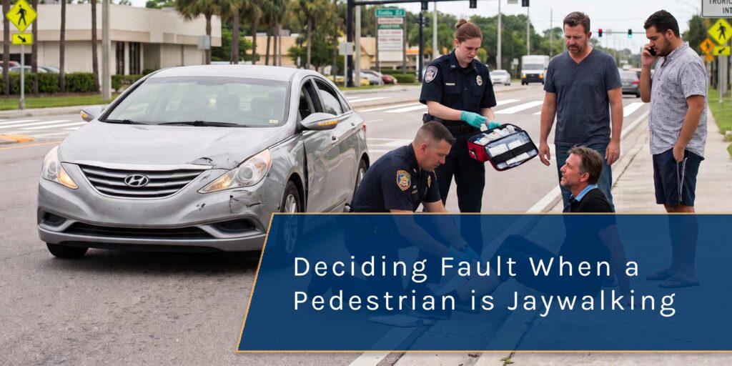 How is Fault Decided When a Pedestrian is Not in a Crosswalk?